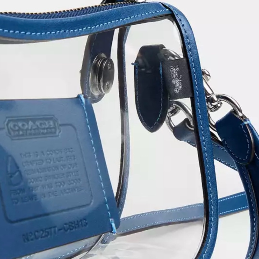 Coach clear stadium swinger bag - Picture 3 of 10